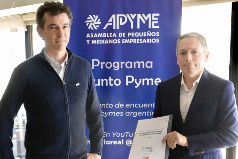 Fernando Gray se reunió con el presidente de APYME, Julián Moreno