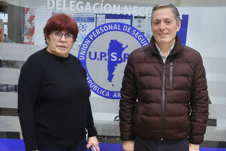Fernando Gray mantuvo un encuentro con la delegación regional de Necochea de la Unión Personal de Seguridad de la República Argentina